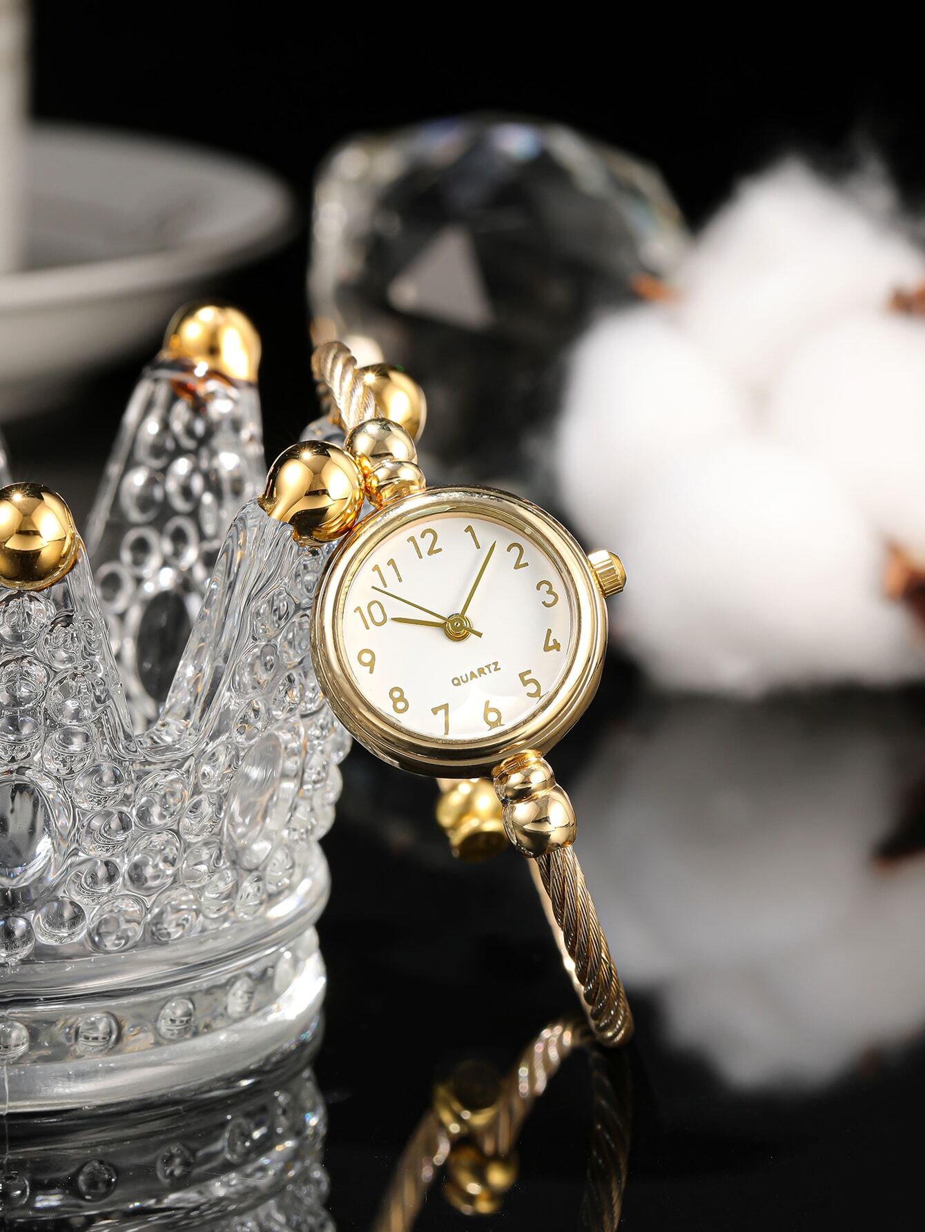 Vintage Fashion Watches - 1pc Vintage Retro Roman Numeral Women