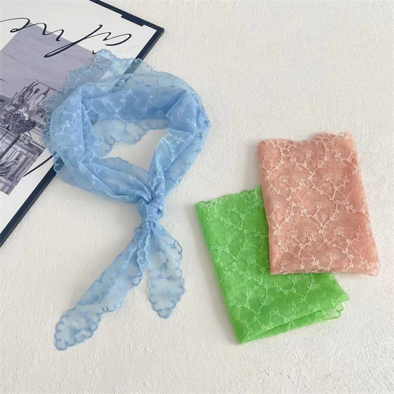 Women Lace Triangle Scarf Swee - Vintage Fashion Style Female のレビューと価格