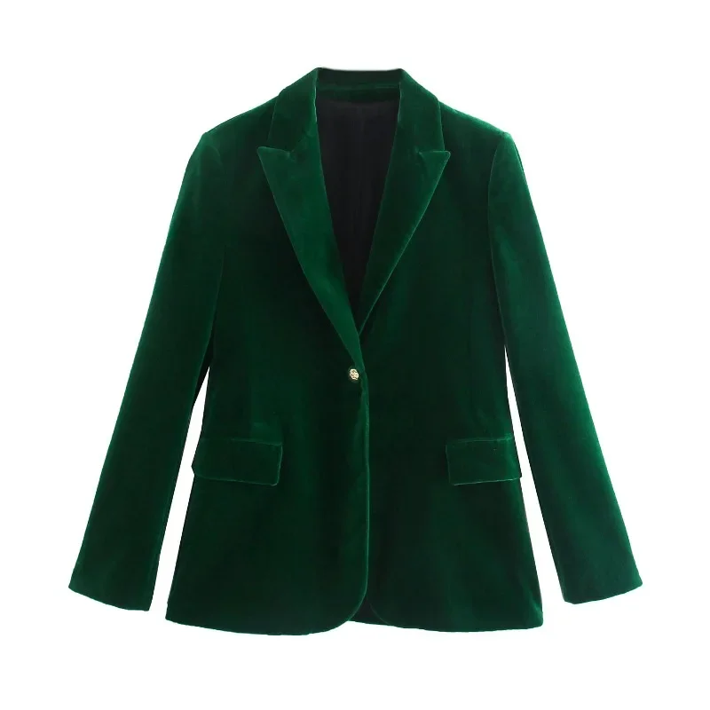 Elegant Velvet Women Blazer Fa - Velvet Blazer Vintage のレビューと価格