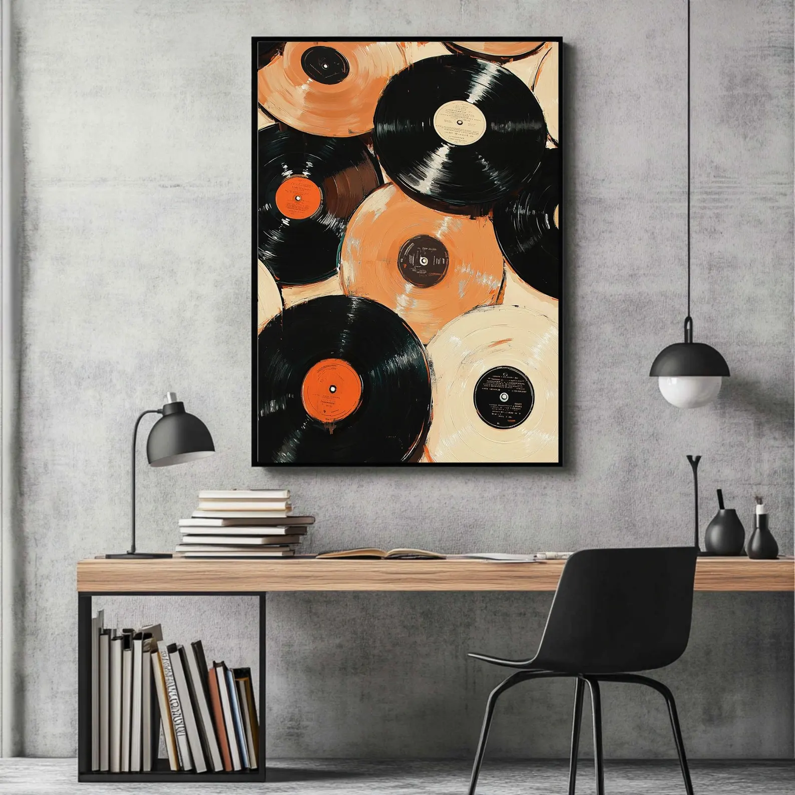 Vintage Record Eclectic Wall A - Vintage Fashion Wall Art のレビューと価格