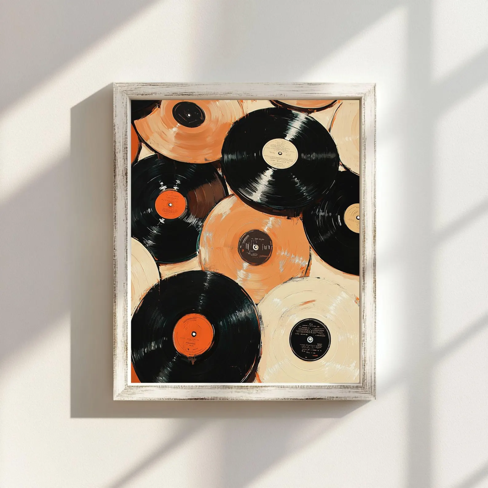 Vintage Record Eclectic Wall A - Vintage Fashion Wall Art のレビューと価格