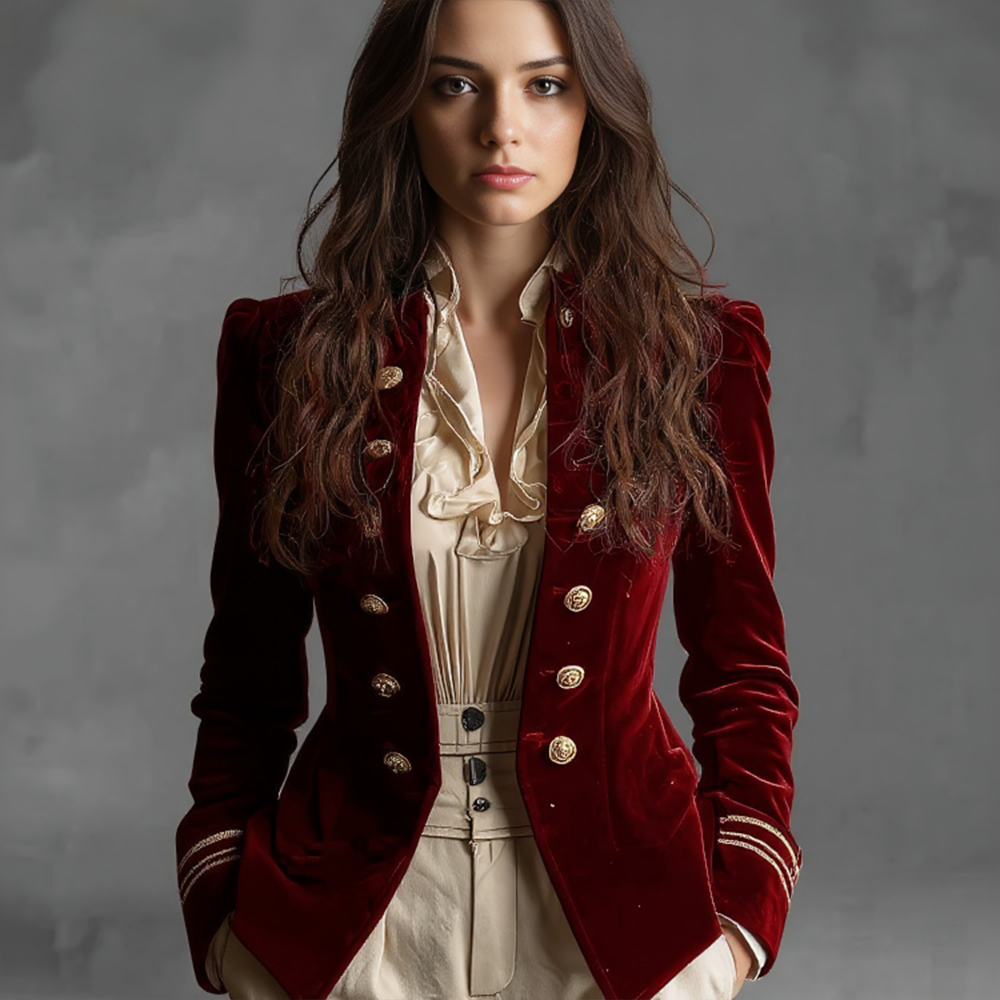 Elegant Vintage Velvet Jacket  - Velvet Blazer Vintage のレビューと価格