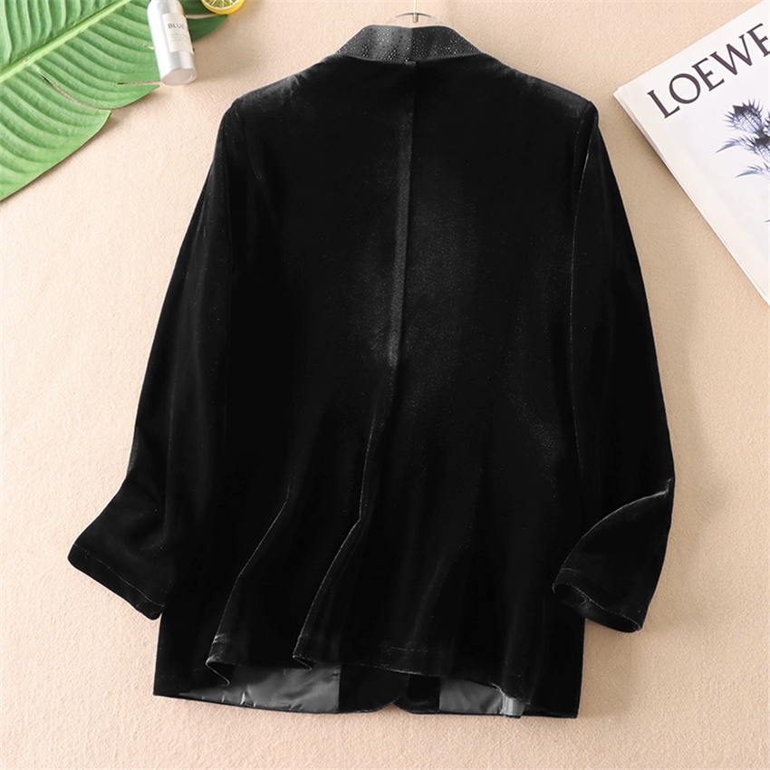 Autumn Winter Big Size Vintage - Velvet Blazer Vintage のレビューと価格