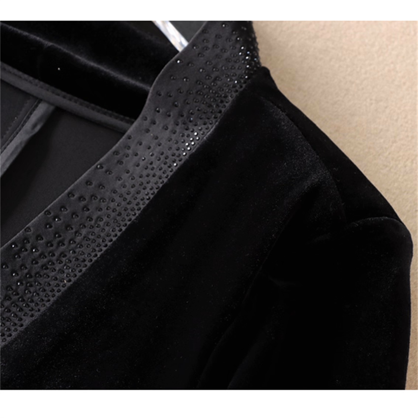Autumn Winter Big Size Vintage - Velvet Blazer Vintage のレビューと価格