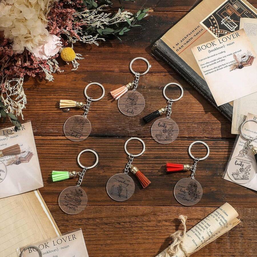 12pcs Vintage Book Lover Keych - Vintage Fashion Books のレビューと価格