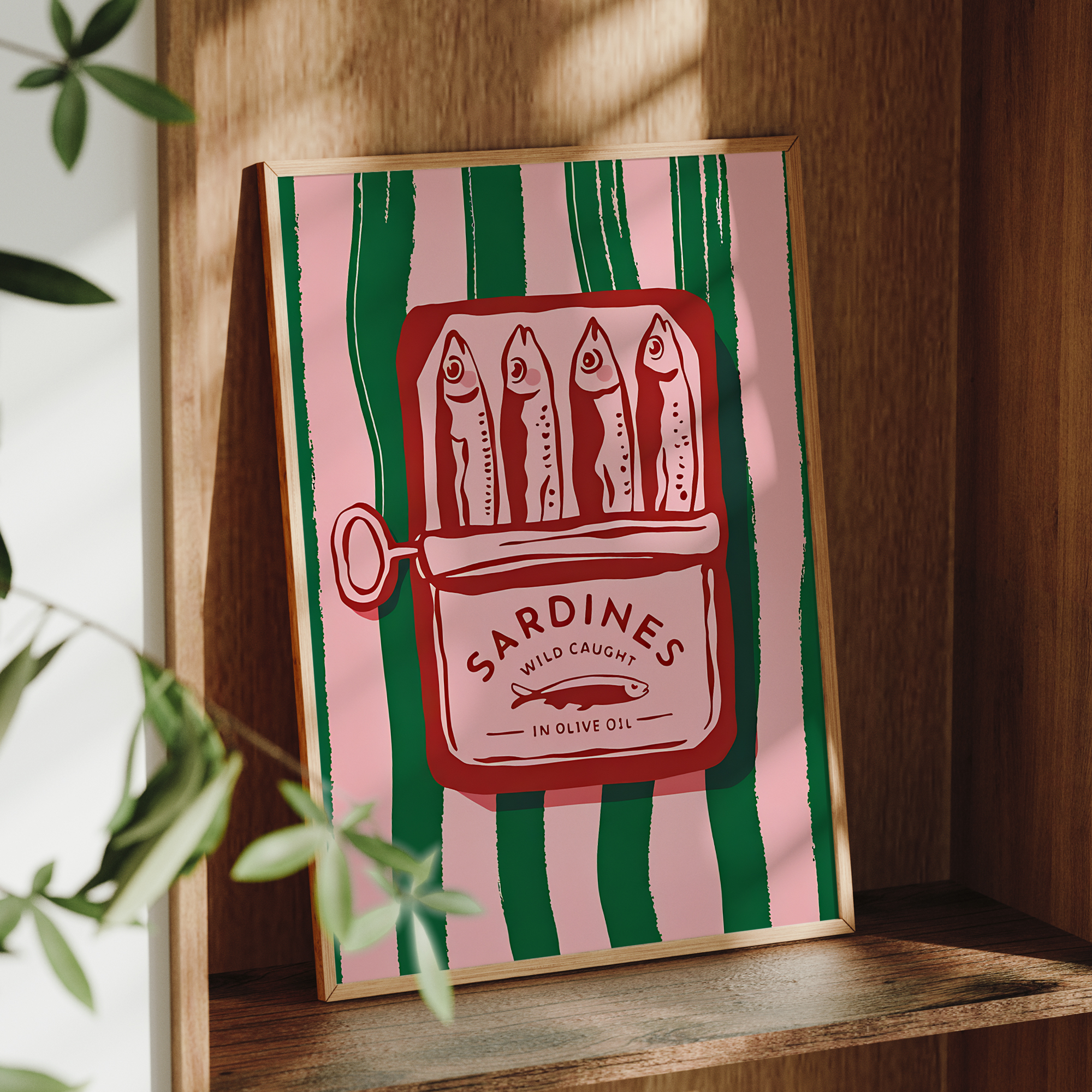 Vintage Cartoon Olive Oil Sard - Vintage Fashion Wall Art のレビューと価格