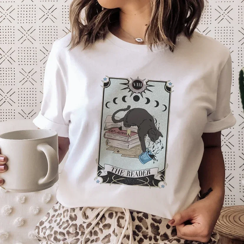 Books Cats Tarot Vintage Tee F - Vintage Fashion Books のレビューと価格