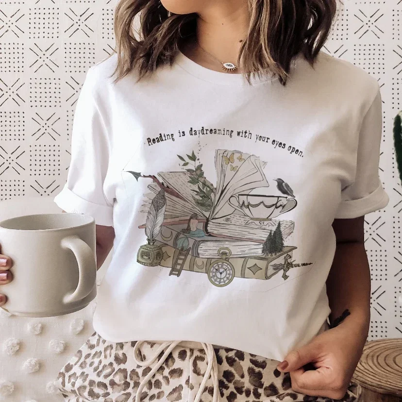 Books Cats Tarot Vintage Tee F - Vintage Fashion Books のレビューと価格