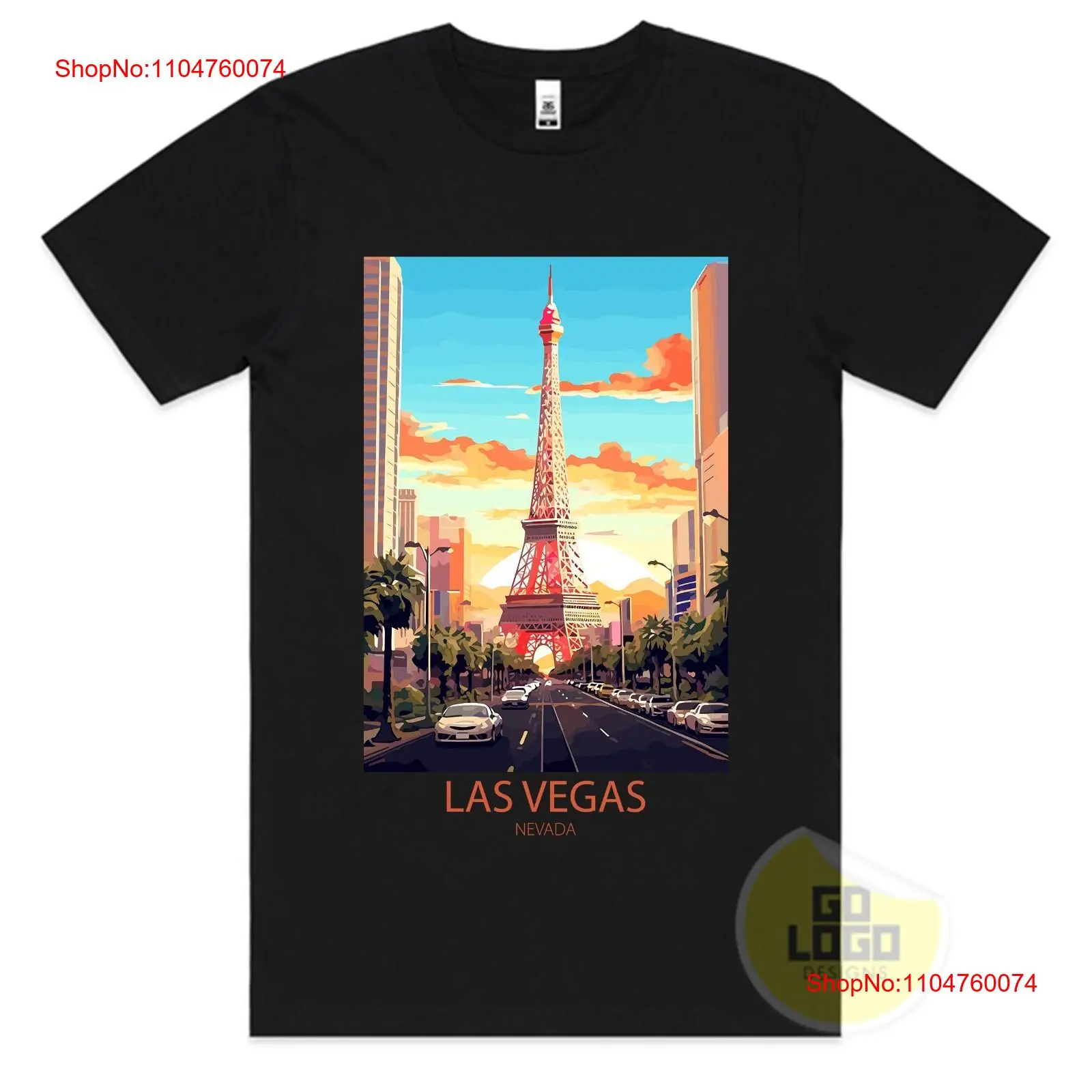 Travel T Shirt LAS VEGAS NEVAD - Vintage Fashion Las Vegas のレビューと価格