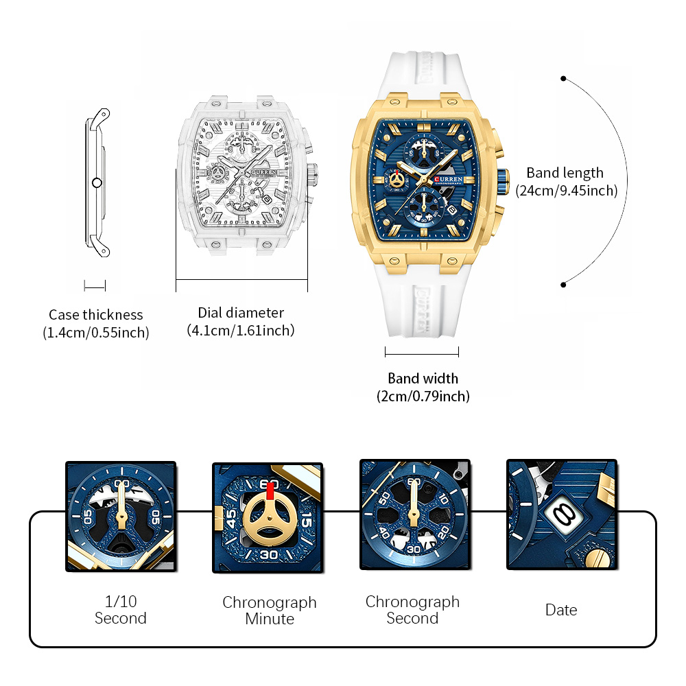 CURREN Luxury Vintage Watch fo - Vintage Fashion Watches のレビューと価格