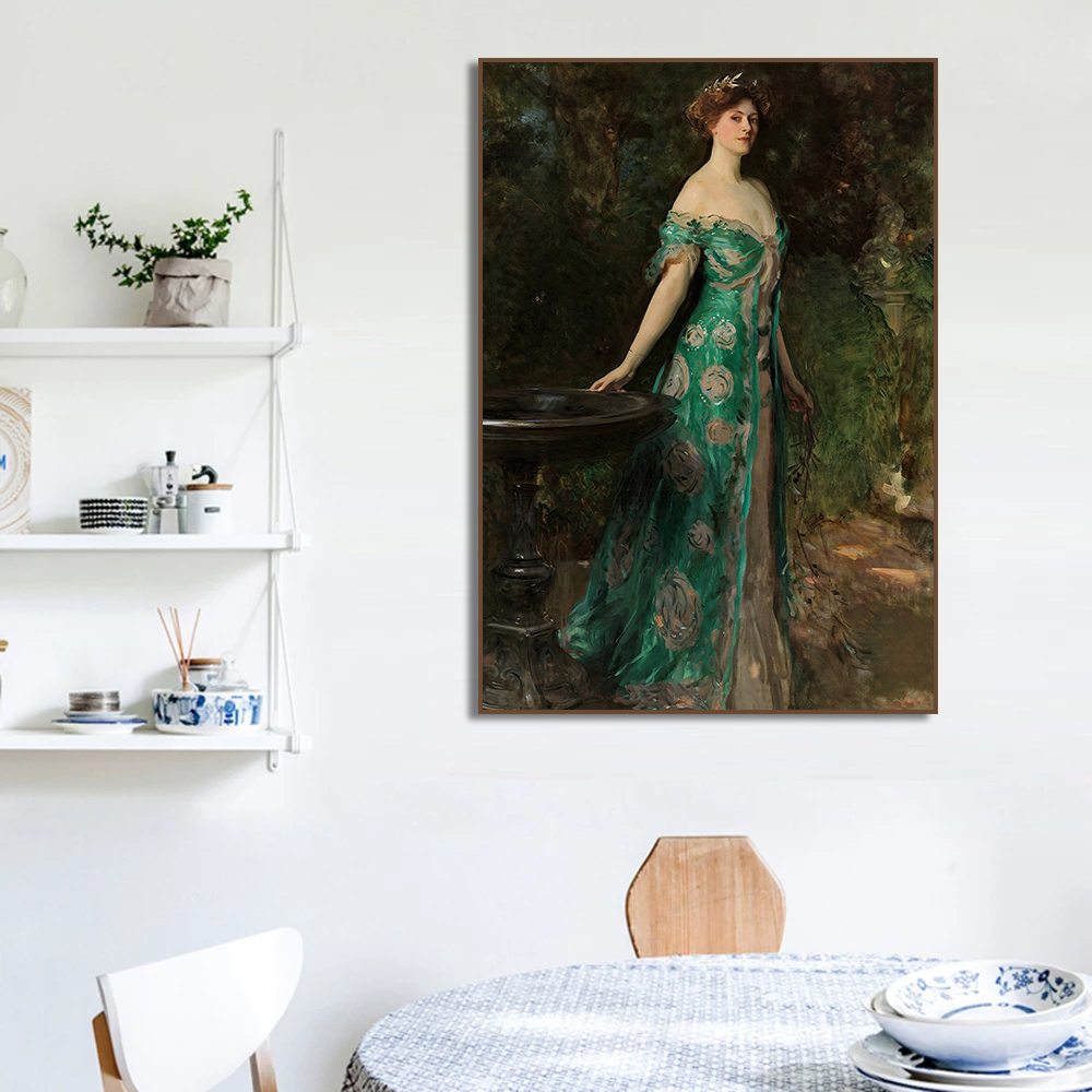 Renaissance Women Portrait Pos - Vintage Fashion Wall Art のレビューと価格