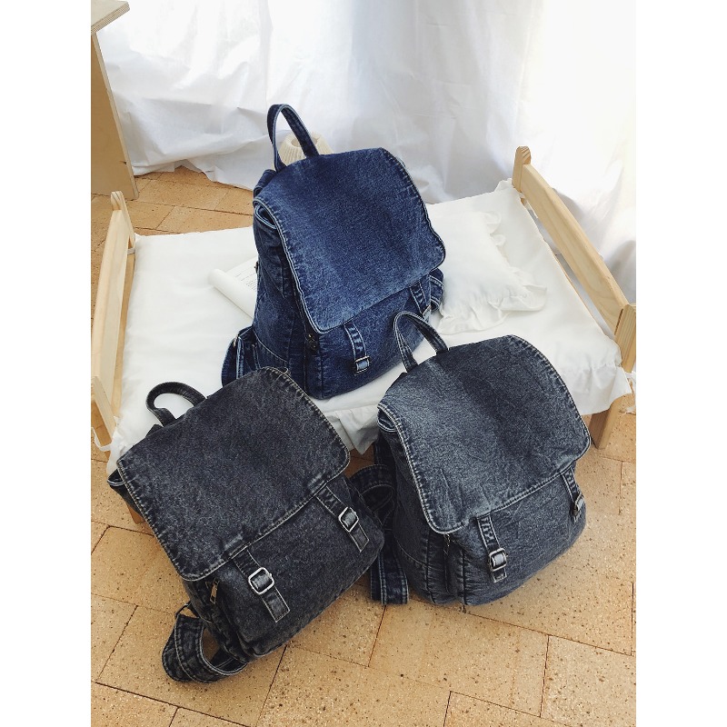 Vintage Denim Backpack For Wom - Vintage Fashion Books のレビューと価格
