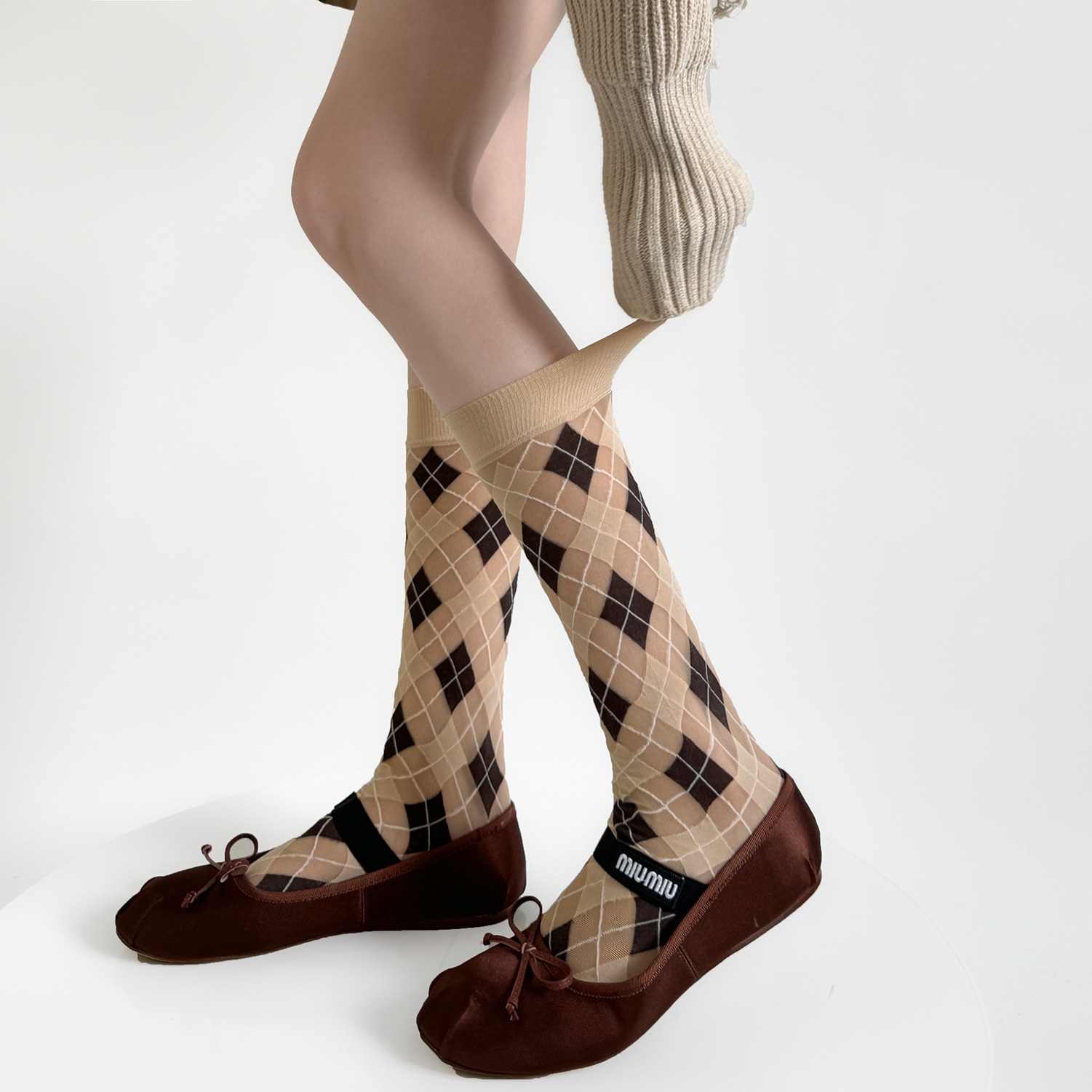 Women Socks College Style Plai - Velvet Blazer Vintage のレビューと価格