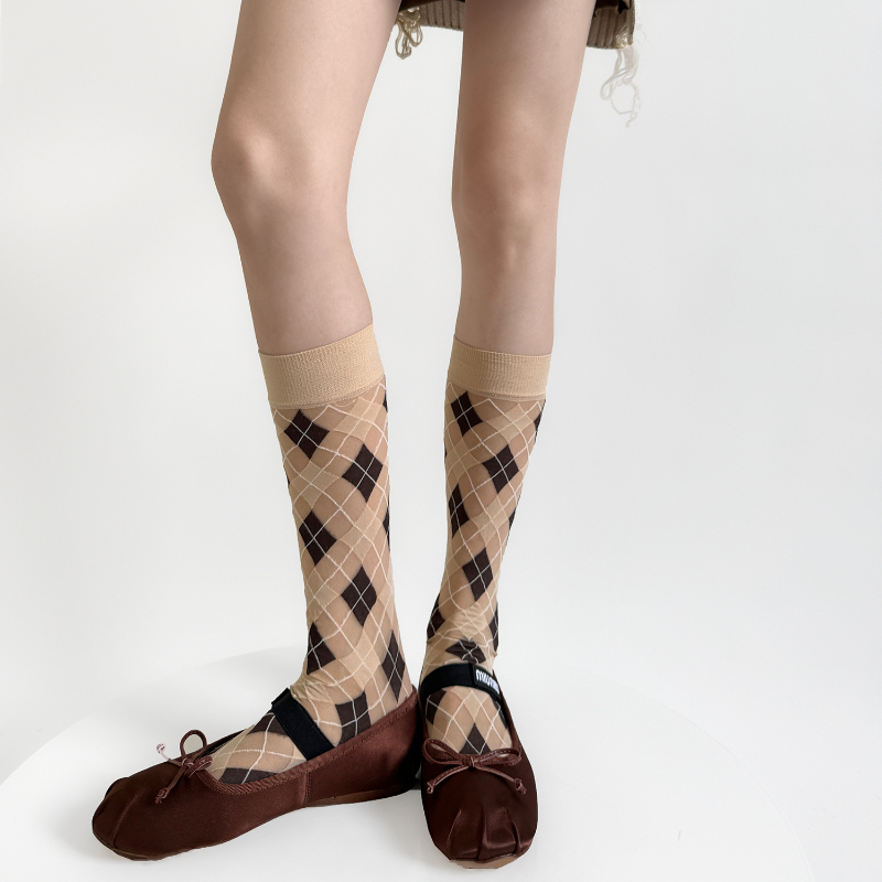 Women Socks College Style Plai - Velvet Blazer Vintage のレビューと価格