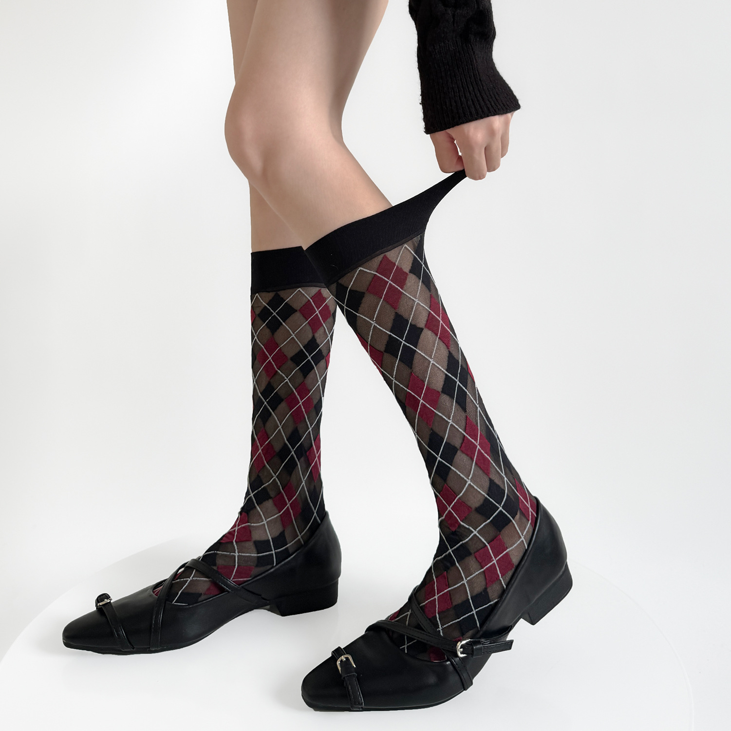 Women Socks College Style Plai - Velvet Blazer Vintage のレビューと価格