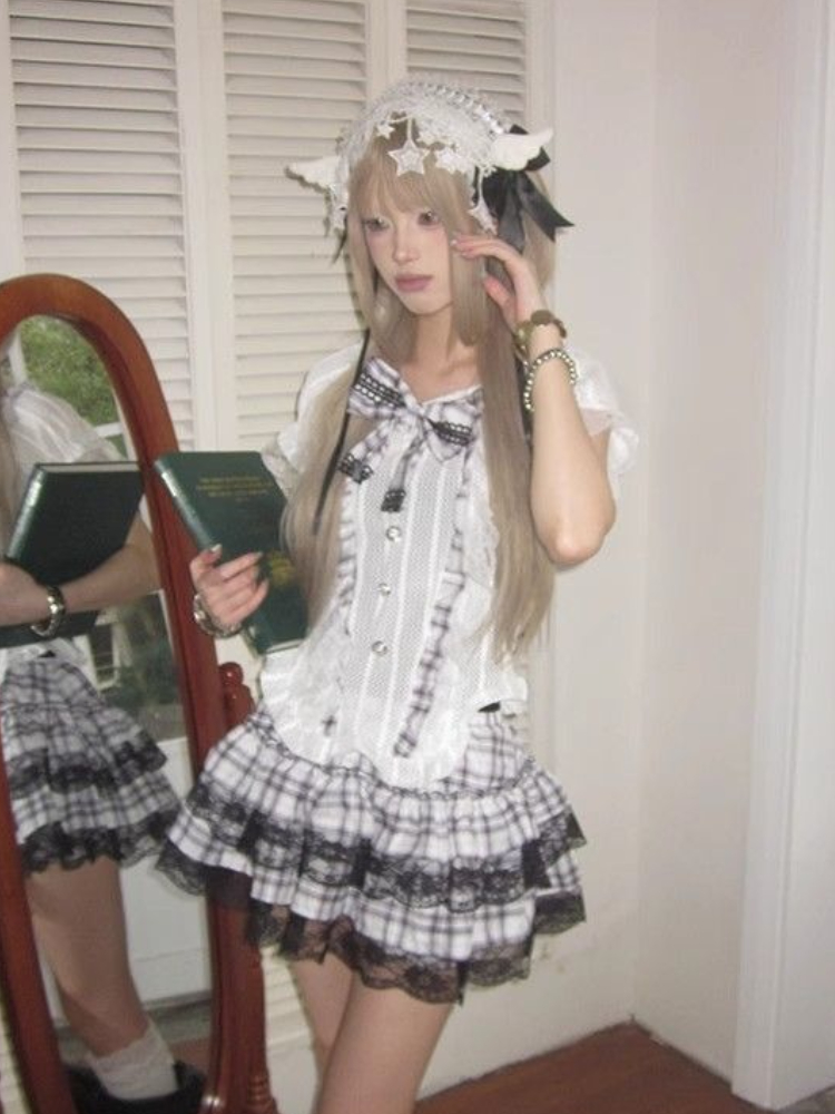 Japanese Sweet Preppy Style 2  - Vintage Fashion Style Female のレビューと価格