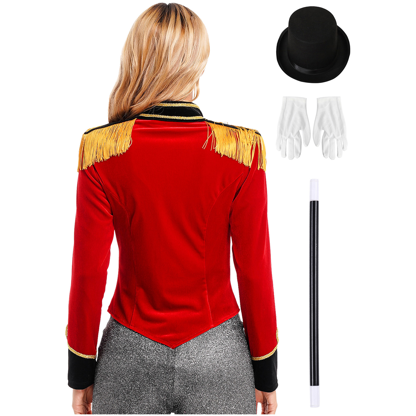 Women's Circus Costume Velvet  - Velvet Blazer Vintage のレビューと価格