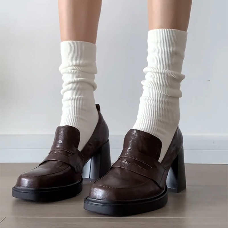 College Style Women Loafer Sho - Vintage Fashion Style Female のレビューと価格