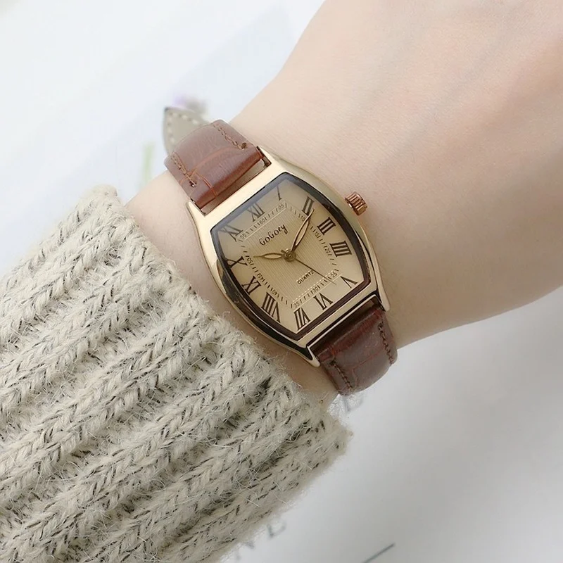 Retro Brown Women Watches Qual - Vintage Fashion Watches のレビューと価格