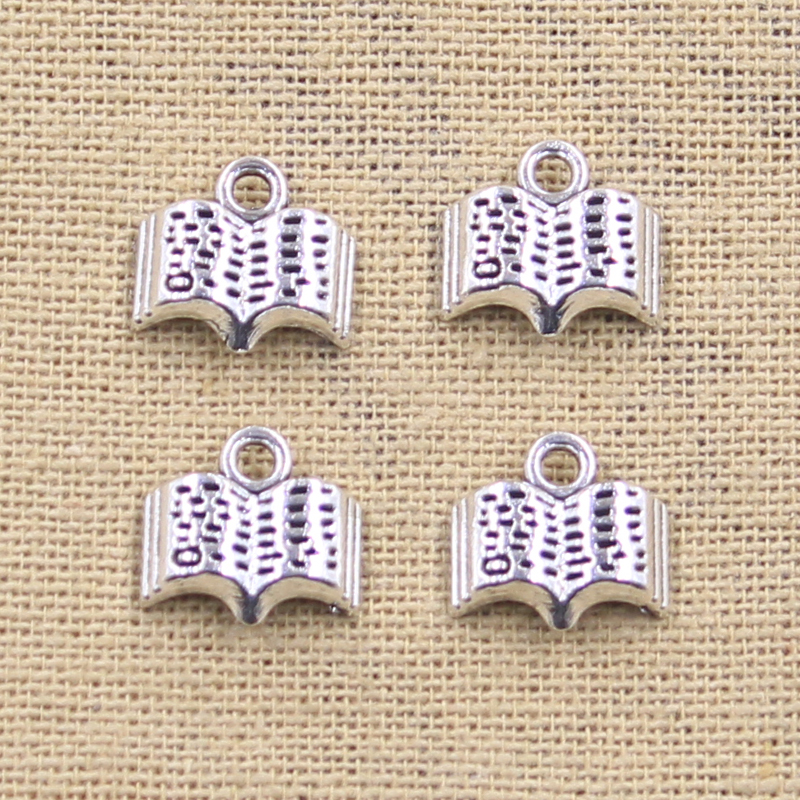 15pcs Charms Open Holy Bible B - Vintage Fashion Books のレビューと価格