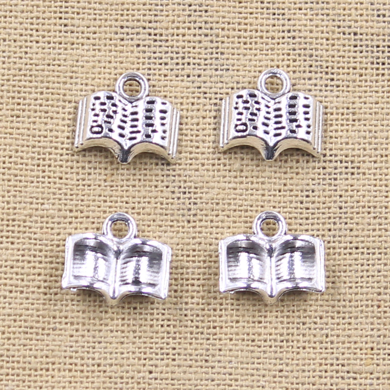 15pcs Charms Open Holy Bible B - Vintage Fashion Books のレビューと価格