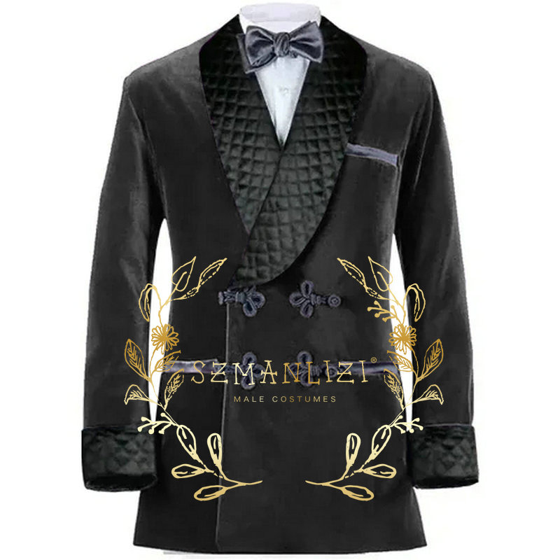 Double Breasted Purple Velvet  - Velvet Blazer Vintage のレビューと価格