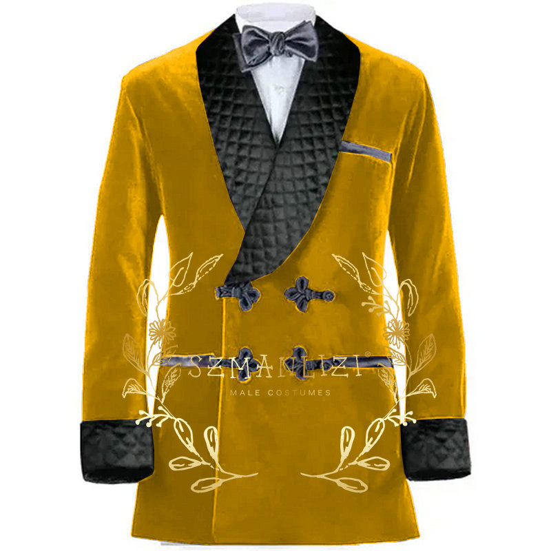 Double Breasted Purple Velvet  - Velvet Blazer Vintage のレビューと価格