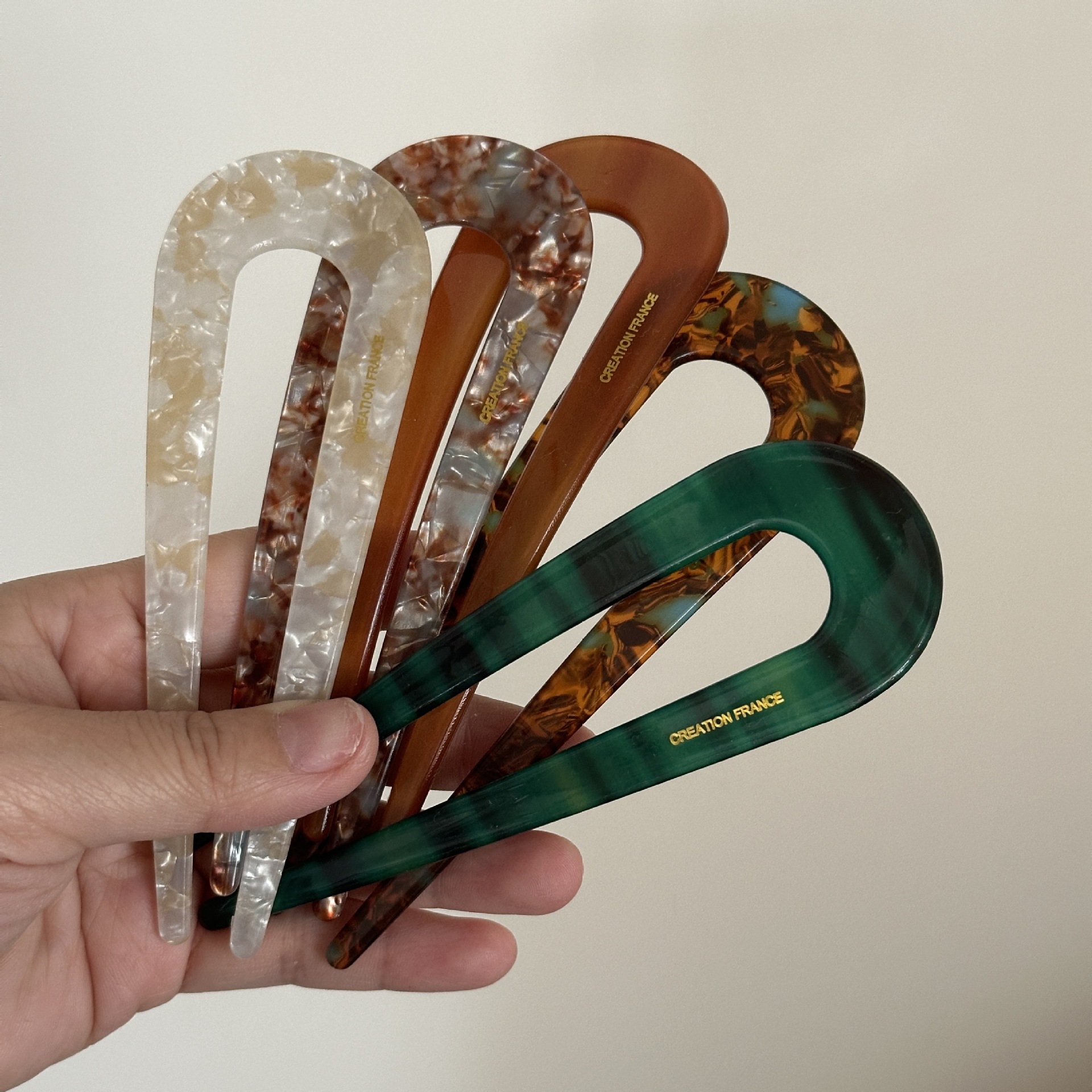 U-shaped Female Hairpin Fashio - Vintage Fashion Style Female のレビューと価格