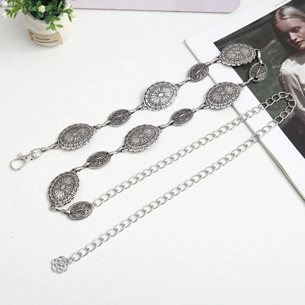 2025 New Fashion Vintage Oval  - Vintage Fashion Style Female のレビューと価格