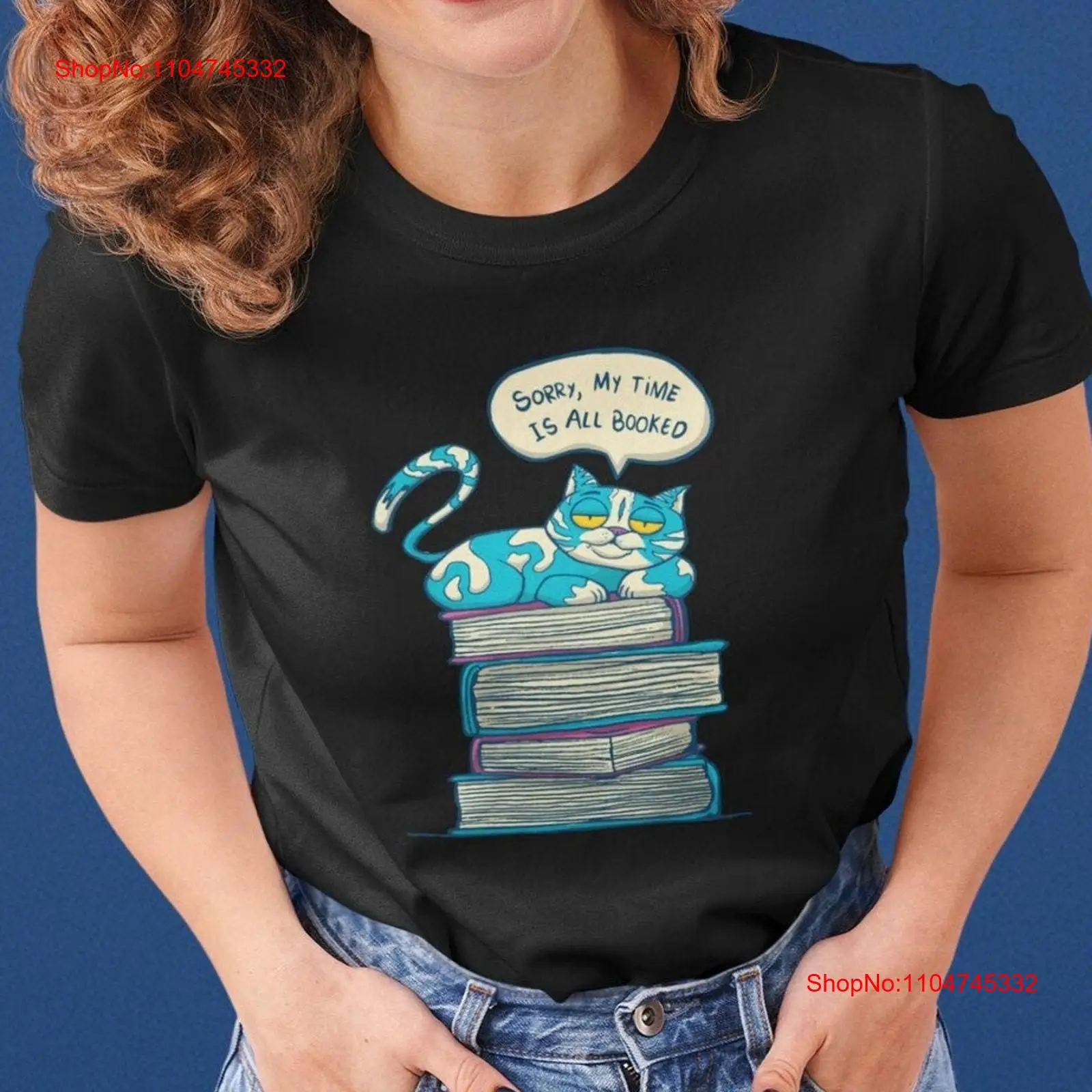 T Shirt Women Cat with Books F - Vintage Fashion Knitwear Book のレビューと価格